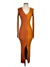 STAUD Orange Casual Dress Size S - photo 1