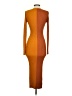 STAUD Orange Casual Dress Size S - photo 2