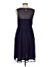 Tevolio 100% Polyester Solid Purple Cocktail Dress Size 4 - photo 2