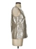 J.Crew Metallic Silver Sleeveless Blouse Size 4 - photo 4