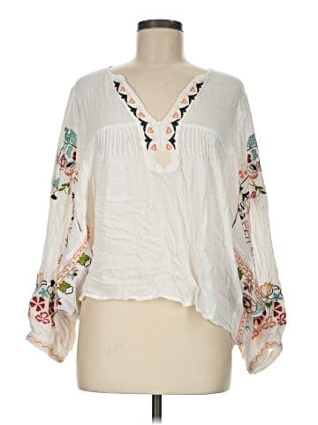 Easel Long Sleeve Blouse (view 1)