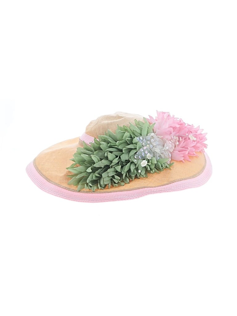 Pre-owned Assorted Brands Sun Hat In Pink