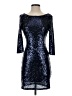 Lulus 100% Polyester Stars Blue Cocktail Dress Size S - photo 1