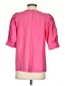 Umgee Pink Short Sleeve Blouse Size S - photo 2