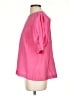 Umgee Pink Short Sleeve Blouse Size S - photo 5