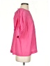 Umgee Pink Short Sleeve Blouse Size S - photo 4