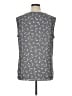 Anne Klein 100% Polyester Gray Sleeveless Top Size XL - photo 2