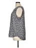 Anne Klein 100% Polyester Gray Sleeveless Top Size XL - photo 5