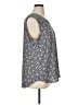 Anne Klein 100% Polyester Gray Sleeveless Top Size XL - photo 4