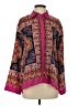 Rose + Olive 100% Polyester Paisley Pink Long Sleeve Blouse Size S - photo 1