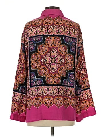 Rose + Olive Long Sleeve Blouse (view 2)