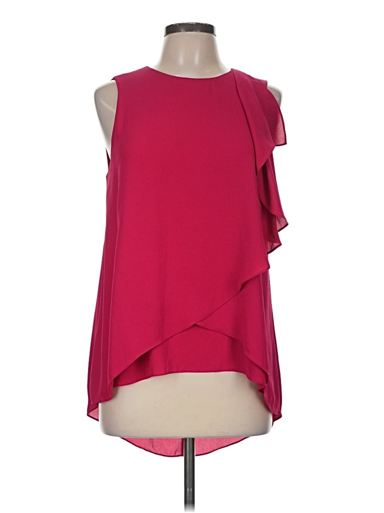 Pre-owned Bcbgmaxazria Sleeveless Blouse In Red