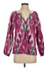 Dylan 100% Cotton Pink 3/4 Sleeve Blouse Size S - photo 1