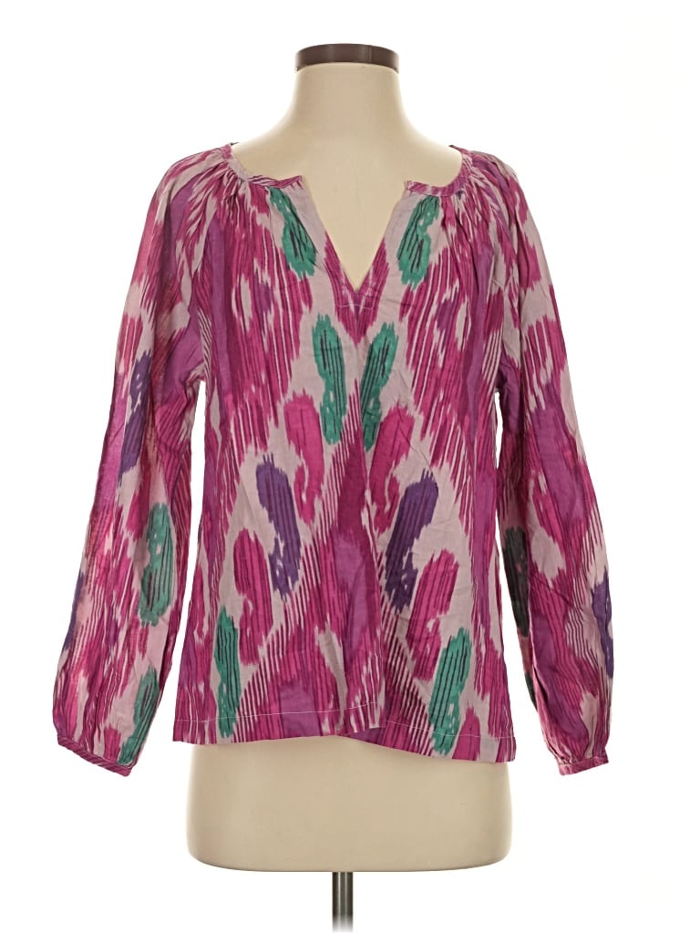 Dylan 3/4 Sleeve Blouse In Pink