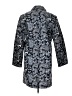 MICHAEL Michael Kors 100% Cotton Paisley Blue Trenchcoat Size L - photo 2