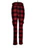 Unique Vintage Plaid Red Casual Pants Size L - photo 1