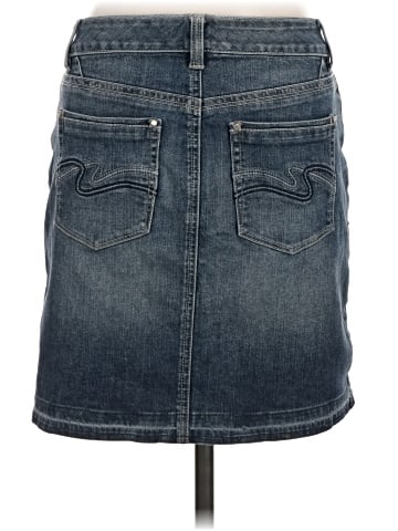 White House Black Market Denim Skirt (view 2)