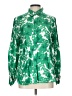 J.Crew Print Green Long Sleeve Blouse Size 10 - photo 1