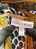 Fashion Bug 100% Polyester Animal Print Brown 3/4 Sleeve Blouse Size XL - photo 7