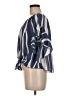 Tyche 100% Polyester Blue Short Sleeve Blouse Size M - photo 5
