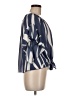 Tyche 100% Polyester Blue Short Sleeve Blouse Size M - photo 4