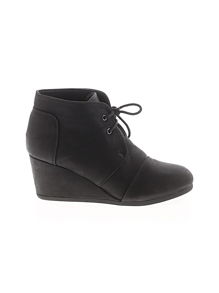 Pre-owned Natural Reflections Wedges In Black