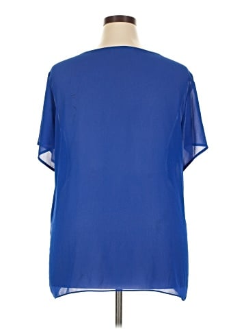 MICHAEL Michael Kors Short Sleeve Blouse (view 2)