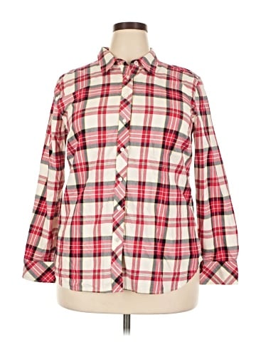 Unbranded Long Sleeve Button-Down Shirt (view 1)