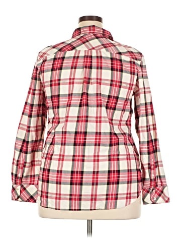 Unbranded Long Sleeve Button-Down Shirt (view 2)