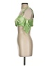 Aliétte Solid Green Tank Top Size 4 - photo 5
