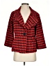 Ali Miles Houndstooth Red Blazer Size S - photo 1