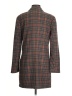 BB Dakota Plaid Brown Coat Size S - photo 2