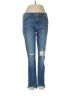 Just Black Hearts Blue Jeans Size 29 waist - photo 1