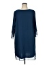 MSK 100% Polyester Solid Blue Casual Dress Size 14 - photo 1