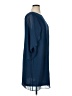 MSK 100% Polyester Solid Blue Casual Dress Size 14 - photo 4