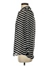 Banana Republic 100% Polyester Stripes Black Long Sleeve Blouse Size XXS (petite) - photo 5