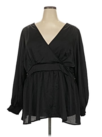 Torrid 3/4 Sleeve Blouse (view 1)