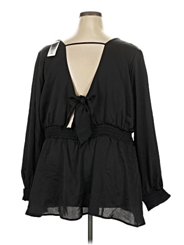 Torrid 3/4 Sleeve Blouse (view 2)