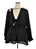Torrid 100% Polyester Black 3/4 Sleeve Blouse Size 3X Plus (3) - photo 2