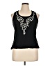 Bisou Bisou Black Sleeveless Blouse Size XL - photo 1