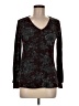 AGB Burgundy Long Sleeve Blouse Size M (estimated) - photo 1