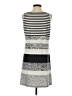 Unbranded Stripes Gray Casual Dress Size S (estimated) - photo 2