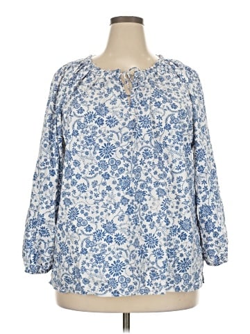 Ann Taylor LOFT 3/4 Sleeve Blouse (view 1)