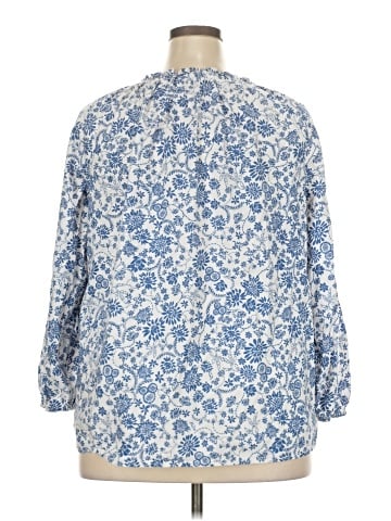 Ann Taylor LOFT 3/4 Sleeve Blouse (view 2)