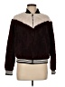 Nike 100% Polyester Burgundy Faux Fur Jacket Size M - photo 1