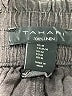 Tahari 100% Linen Chevron-herringbone Gray Linen Pants Size M - photo 6