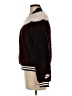 Nike 100% Polyester Burgundy Faux Fur Jacket Size M - photo 5
