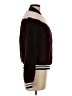 Nike 100% Polyester Burgundy Faux Fur Jacket Size M - photo 4