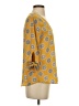 West Kei 100% Polyester Yellow 3/4 Sleeve Blouse Size XS - photo 4