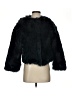 Zara Basic Black Faux Fur Jacket Size S - photo 1